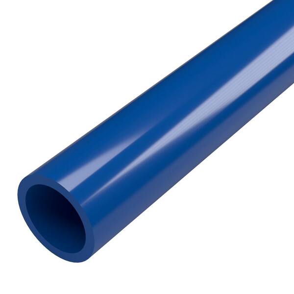 Formufit 1-1/4 in. x 5 ft. Furniture Grade Sch. 40 PVC Pipe in Blue