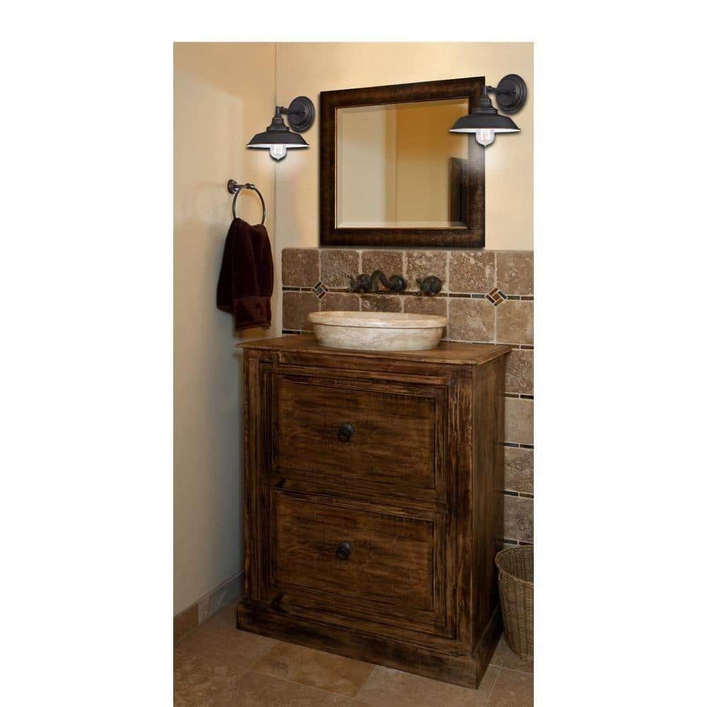 Oil Rubbed Bronze 8.7" Metal Wall Sconce