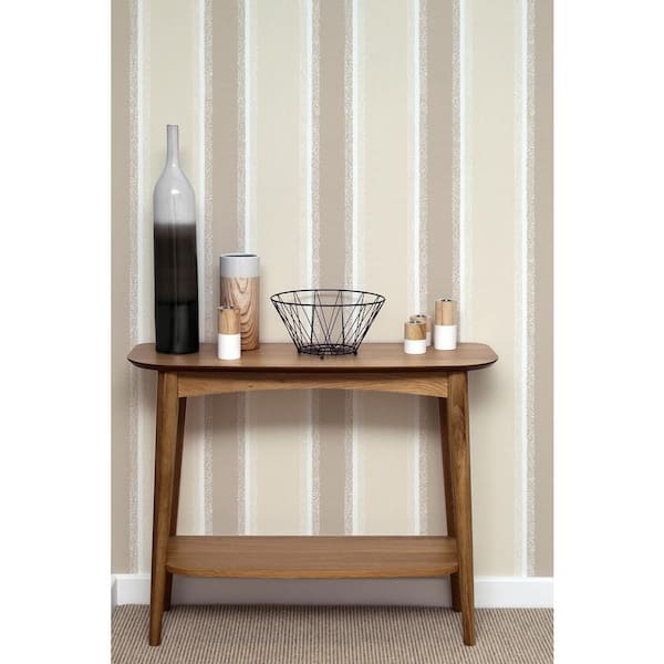 Beige Stripe Wallpaper Sample