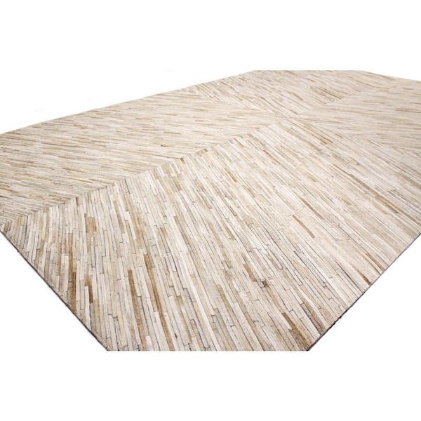 Santa Fe Camel 5 ft. x 8 ft. Geometric Contemporary Area Rug