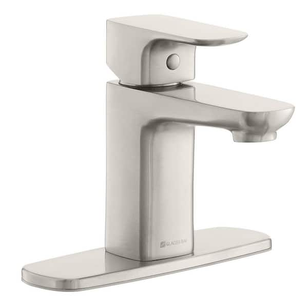 Modern Contemporary Single Hole & Handle Low-Arc Bathroom Faucet, hotsell Brushed Nickel