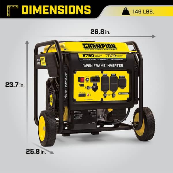 Champion Power Equipment DO NOT SELL DH 8750-Watt Electric Start