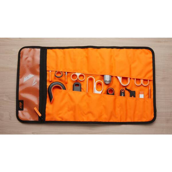 (ON SALE / 7-75/ D-Caro-7-U / 2mm Bright Orange) Bag Organizer for D Caro  Zipped Pouch