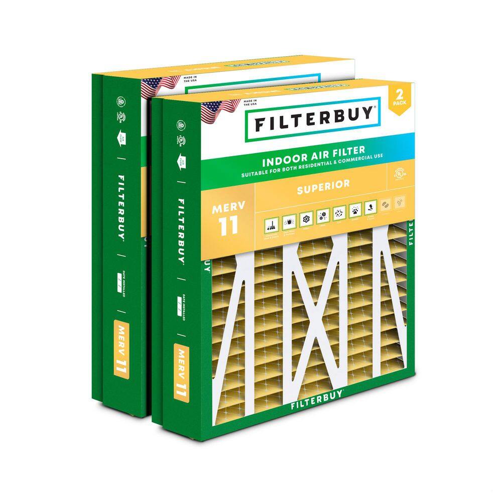 21 in. x 27 in. x 5 in. MERV 11 (FPR 7) Allergen Defense Pleated HVAC AC Furnace Air Filters for Trane and More (2-Pack) price history on PriceWatchPro