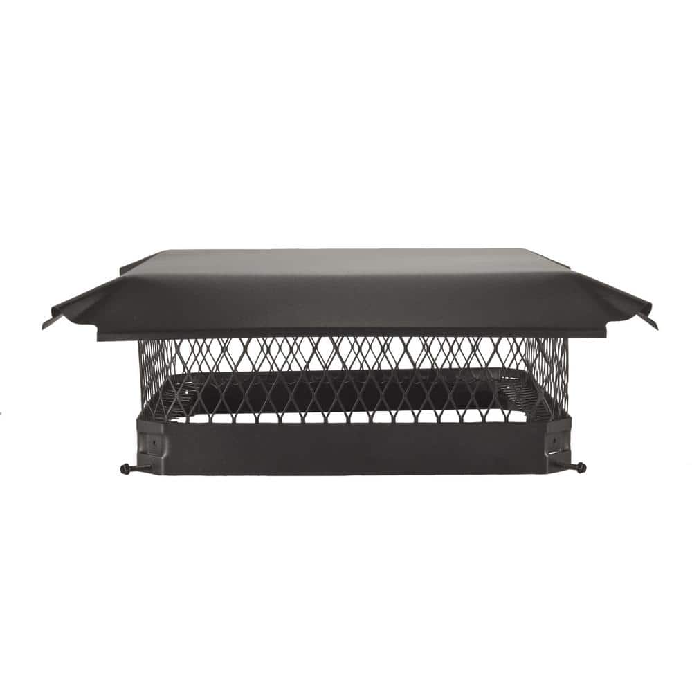 15 in. x 15 in. Bolt-On Single Flue Chimney Cap in Black Galvanized Steel price history on PriceWatchPro