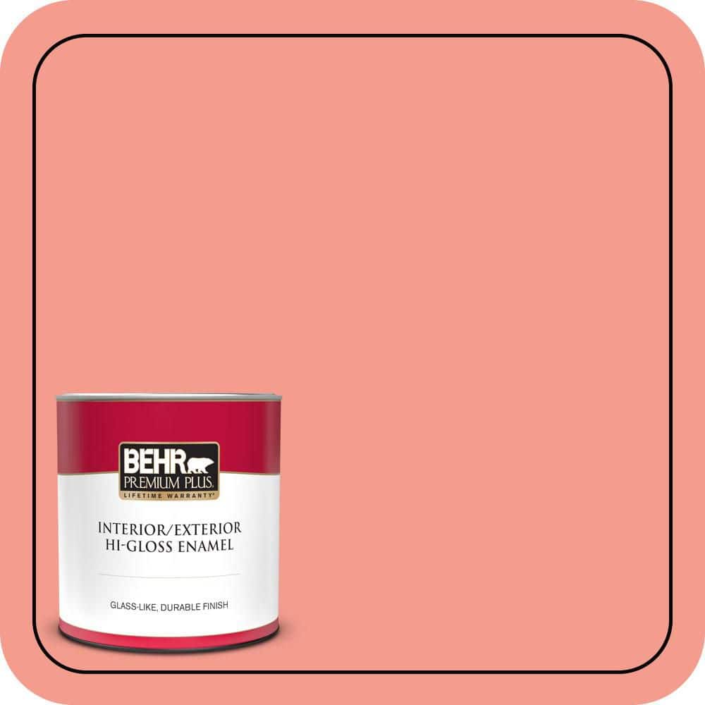 1 qt. #180B-4 Fruit Shake Hi-Gloss Enamel Interior/Exterior Paint & Primer price history on PriceWatchPro