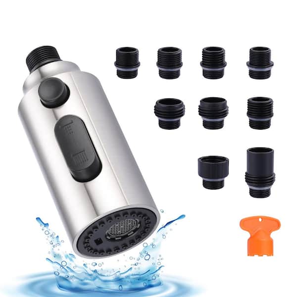 IVIGA 3Function Kitchen Faucet Spray Head Replacement with 9Adapters