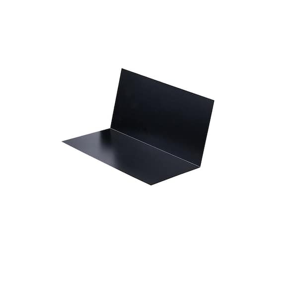 Gibraltar Building Products 4 in. 4 in. x 8 in. Galvanized Steel Step Flashing Black