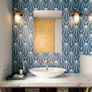 Horizon Dusk Hex Azul 7-3/4 in. x 9 in. Ceramic Floor and Wall Tile (8.88 sq. ft./Case)