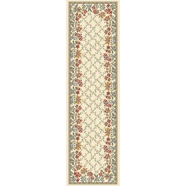 Coughlin Ivory 2 ft. x 11 ft. Indoor Runner Rug