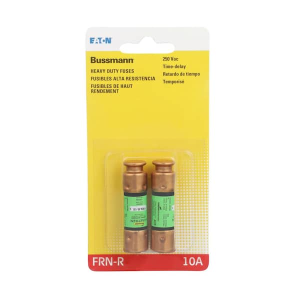 Cooper Bussmann FRN Series 10 Amp Brass Fuse Cartridges (2-Pack) BP/FRN ...