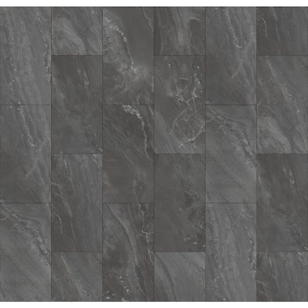Buffington Marble 12 MIL x 12 in. W x 24 in. L Waterproof Click Lock Luxury Vinyl Flooring (20.02 sq. ft. / Case)