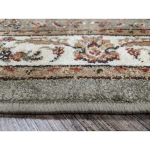 Como Sage 3 ft. x 5 ft. Traditional Oriental Scroll Area Rug