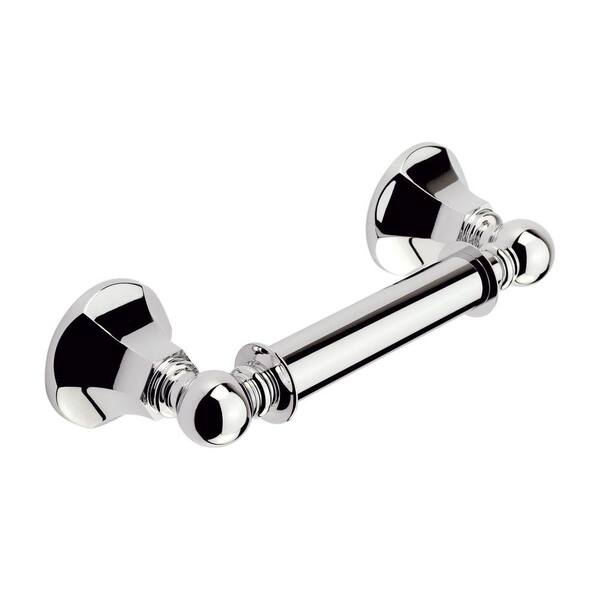 Ginger Empire Double Post Toilet Paper Holder in Polished Chrome