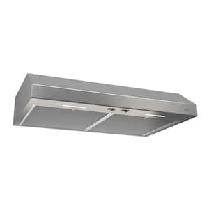 24 in. 300 Max Blower CFM Convertible Under-Cabinet Range Hood with Light in Stainless Steel, ENERGY STAR