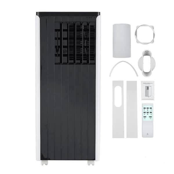 115V 5,000 BTU (8,000 BTU ASHRAE) Portable Air Conditioner Cools 350 sq. ft. with Dehumidifier and Remote in White