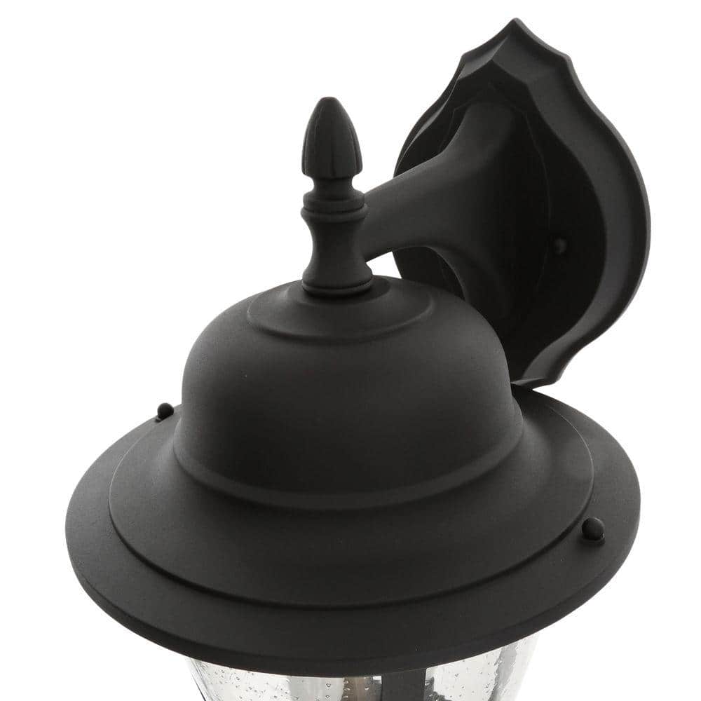 Westport 19.25" Black and Bronze Outdoor Wall Lantern