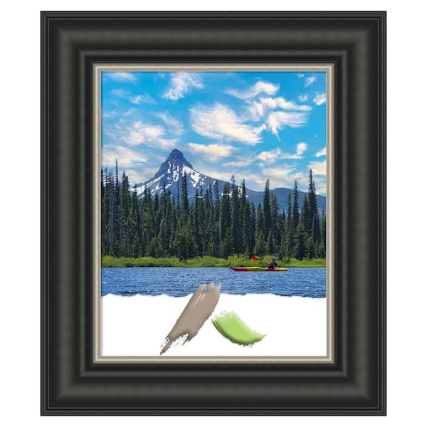 Amanti Art Ballroom Black Silver Picture Frame Opening Size 16x20 in.