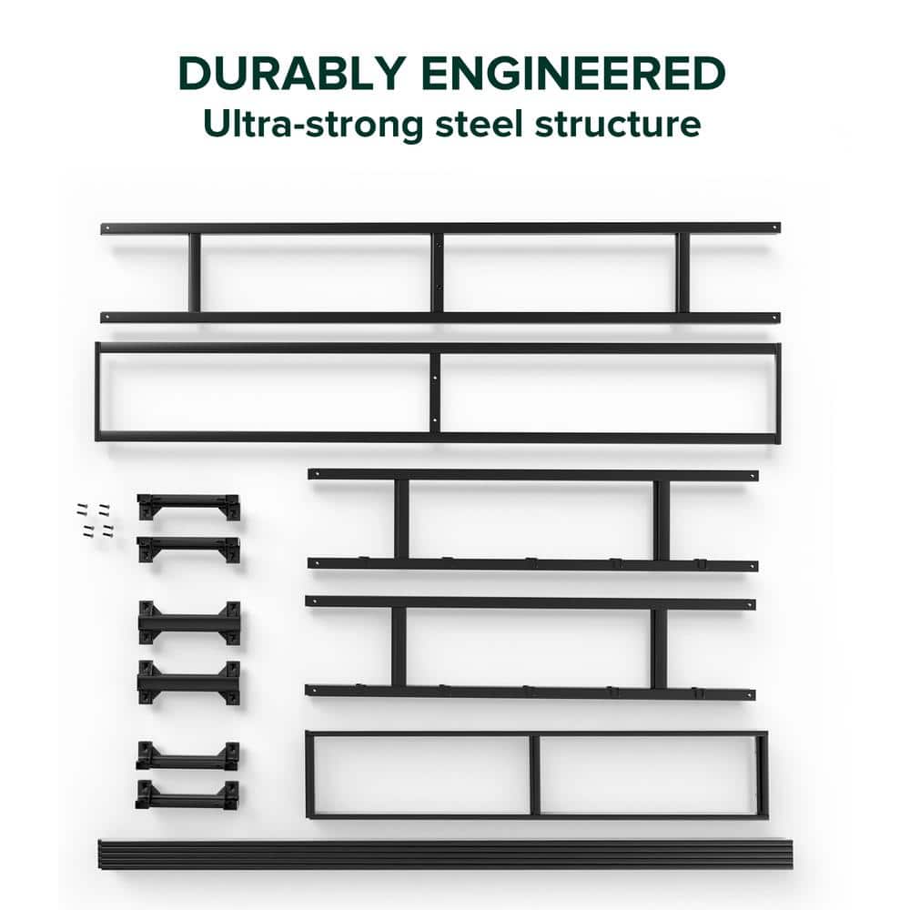 Gray Steel Twin XL Smart BoxSpring with Quick Assembly
