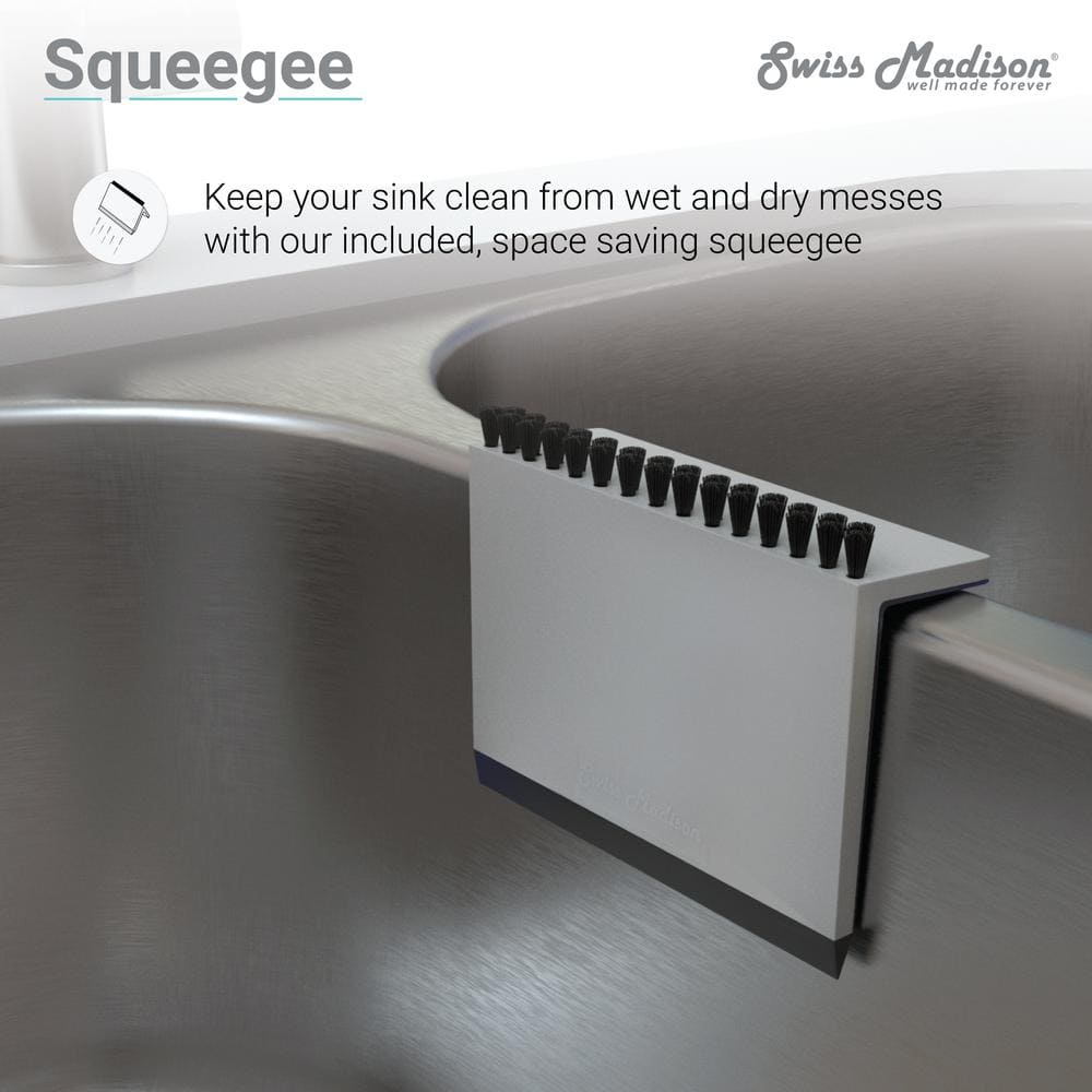 Ouvert 25 x 22 Stainless Steel Single Basin Top Mount Kitchen Sink