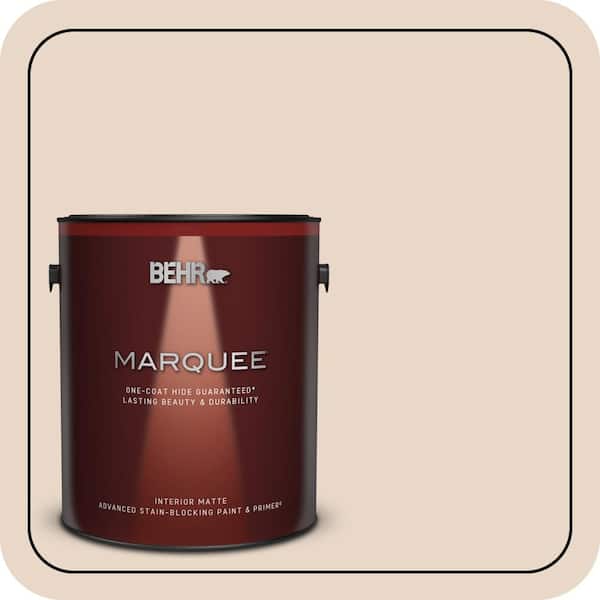 BEHR MARQUEE 1 gal. #ECC-59-2 Siesta Tan Matte Interior Paint & Primer
