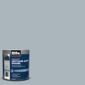 1 qt. #N490-3 Shaved Ice Semi-Gloss Enamel Urethane Alkyd Interior/Exterior Paint