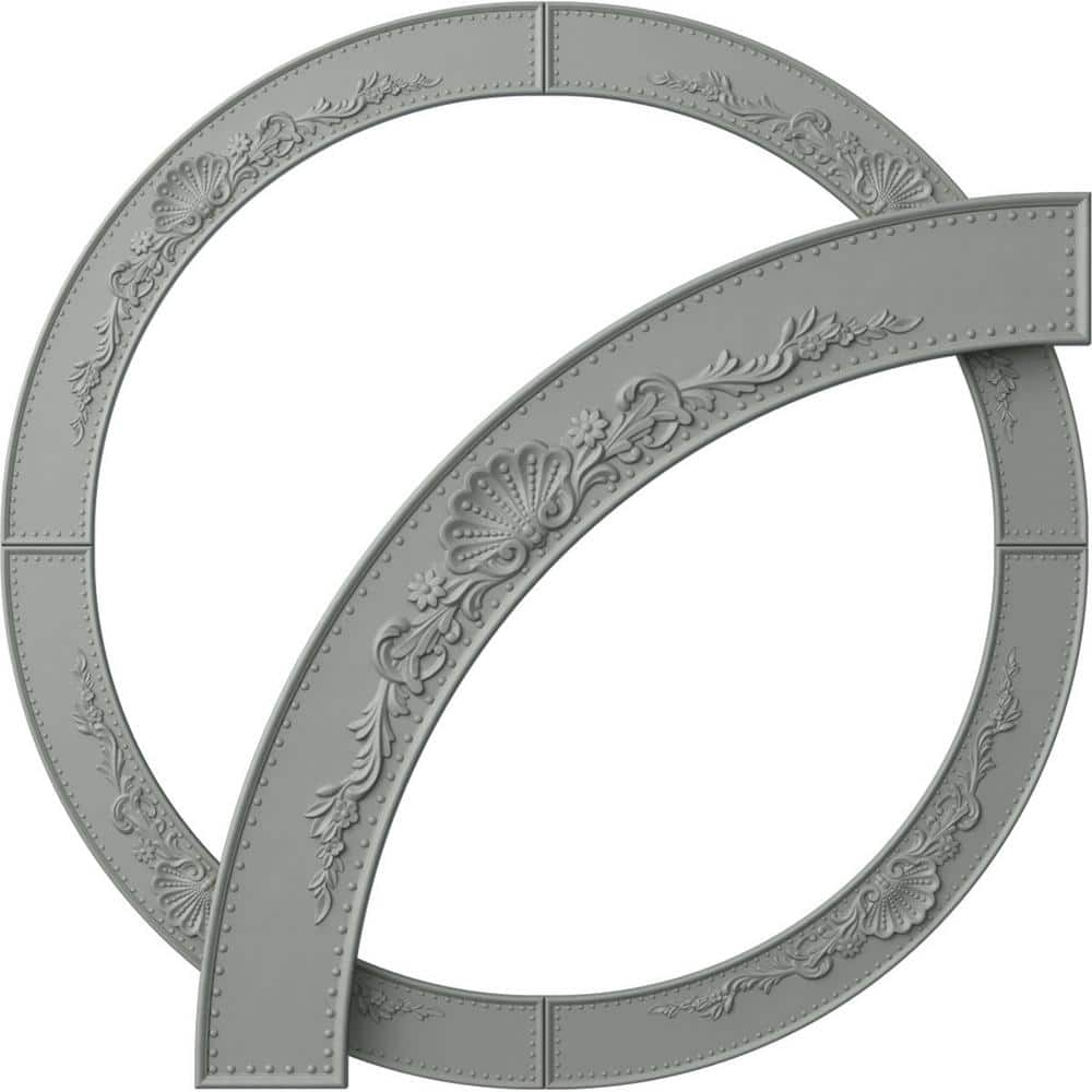Shell Design White Primed Ceiling Ring Segment