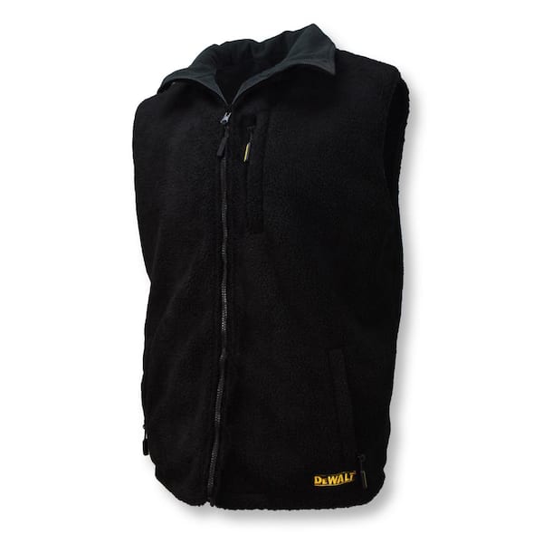 DEWALT Men s Size 2X Black Heated Reversible Vest Kitted