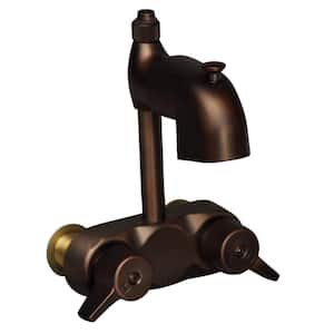 2-Handle Claw Foot Tub Faucet without Hand Shower in Oil Rubbed Bronze