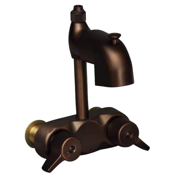 Barclay Products 2-Handle Claw Foot Tub Faucet without Hand Shower in Oil Rubbed Bronze