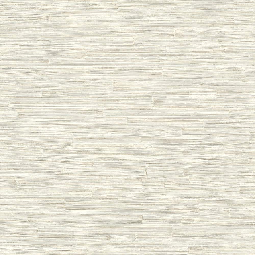 57.8 sq. ft. Hutton Cream Tile Strippable Wallpaper Covers