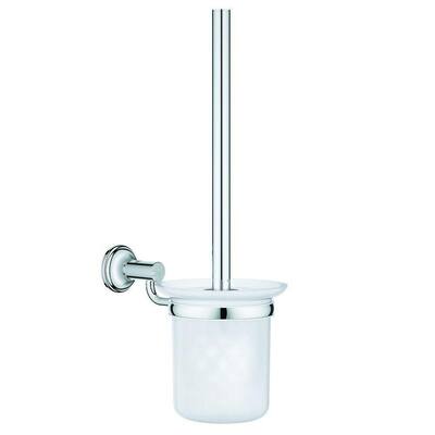 Essentials Authentic Toilet Bowl Brush Set in StarLight Chrome
