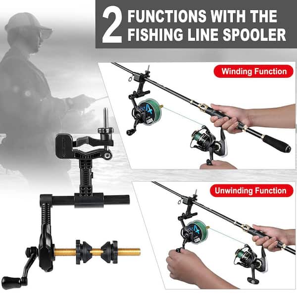 best fishing line spooler Piscifun Spooler, Portable Winder for Fishing Reels mount Beyond Braid EZ Fishing Line Spooler hcman Fishing Line Spooler For