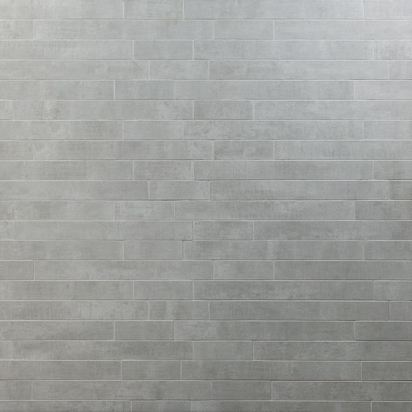 Essential Cement Grigio 12 in. x 24 in. 10mm Matte Porcelain Floor and Wall  Mosaic Tile (6 pieces / 11.62 sq. ft. / box)