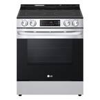 30 in. 6.3 cu. ft. Single Oven Slide-In Electric Range with 5-Elements in Stainless Steel