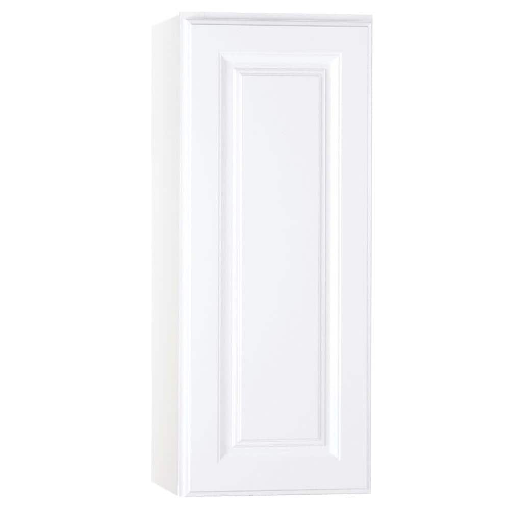 Hampton 12 in. W x 12 in. D x 30 in. H Assembled Wall Cabinet in Satin White price history on PriceWatchPro