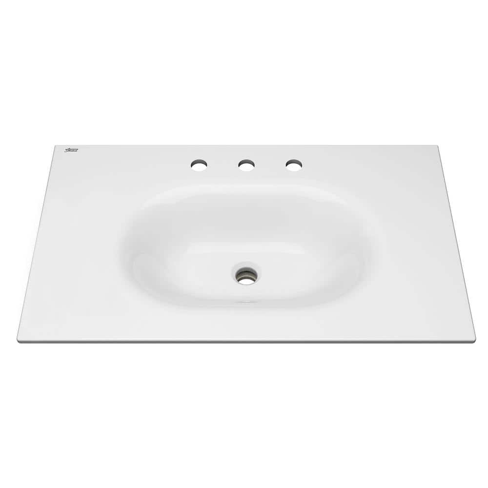 American Standard Studio S 33 in. Bathroom Vanity Sink Top with 8