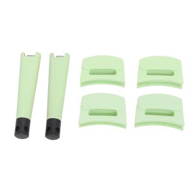Noir 7-Piece Silicone Handle Pack for Cookware Set Mint Green
