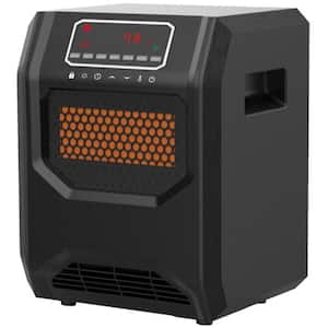 1500-Watt 4 Element Electric Infrared Space Heater with Front Air Intake