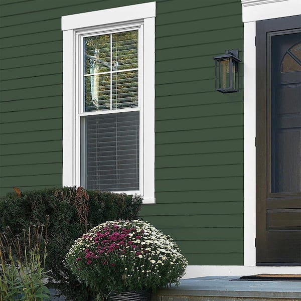 Glidden Essentials 1 gal. PPG1134-7 Pine Forest Flat Exterior