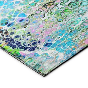 Copeland Twilight 10 ft. x 14 ft. Abstract Area Rug