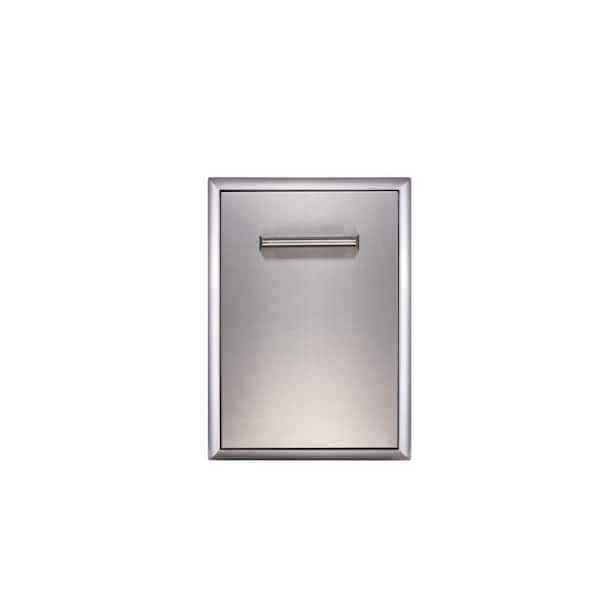 EdgeStar 16 in. Stainless Steel 1-Drawer and Trash Bin Combo