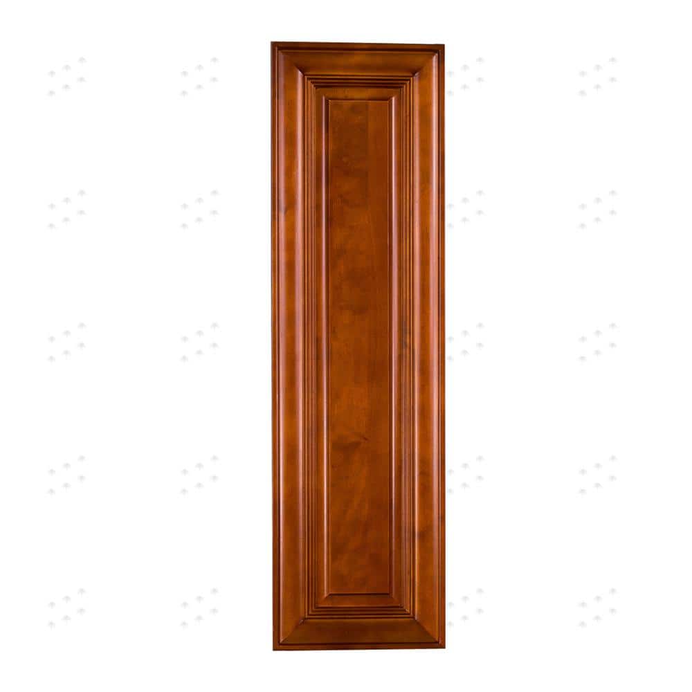Cambridge Assembled 9x42x12 in. Wall Cabinet with 1 Door 3 Shelves in Chestnut price history on PriceWatchPro