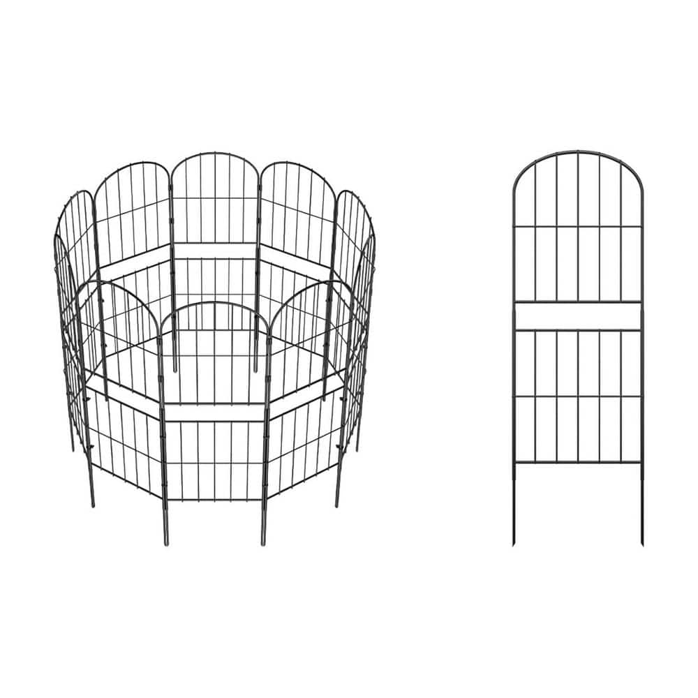 48 in. Fabric Garden Fence 50ft Privacy Screen Heavy Duty Mesh Shade Net