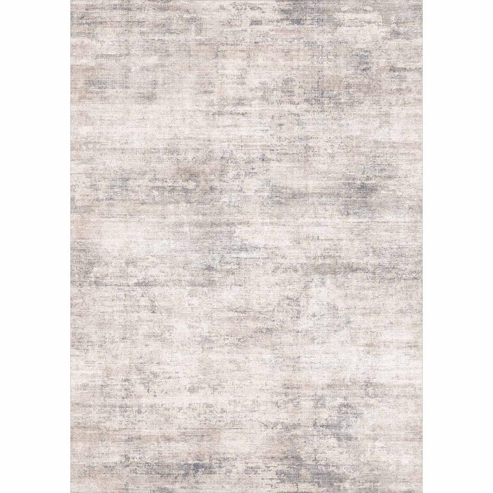 Aurora Beige/Gray 8 ft. x 10 ft. Modern Abstract Area Rug price history on PriceWatchPro