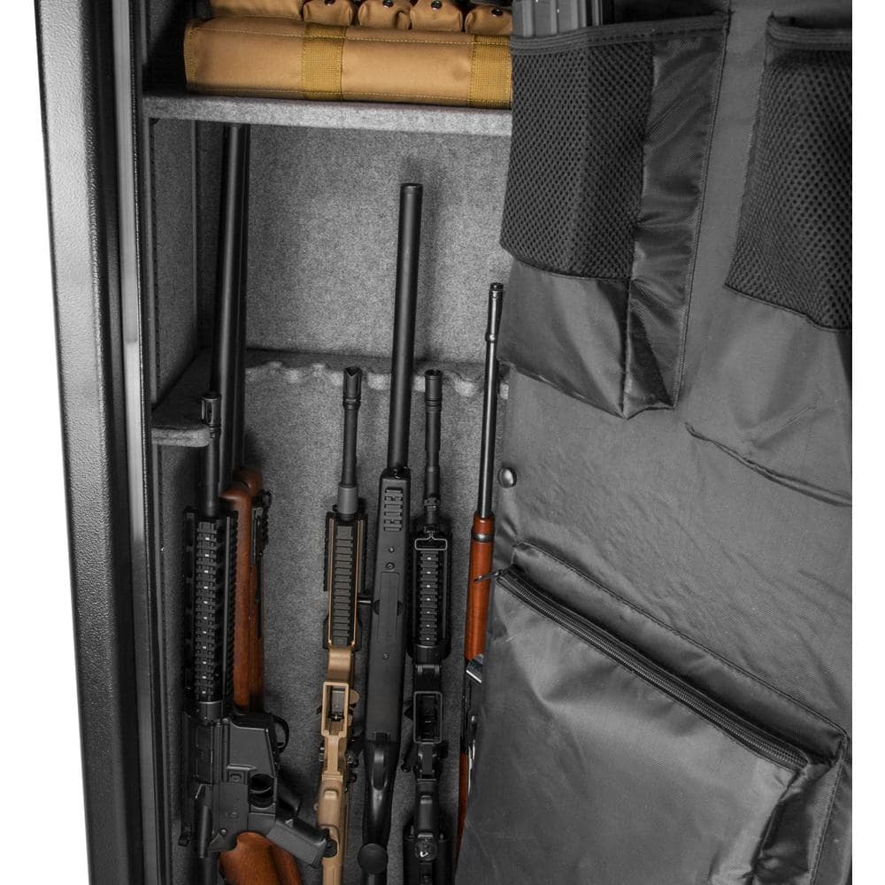 Black Steel Tall Fireproof Digital Safe with PIN Code Lock