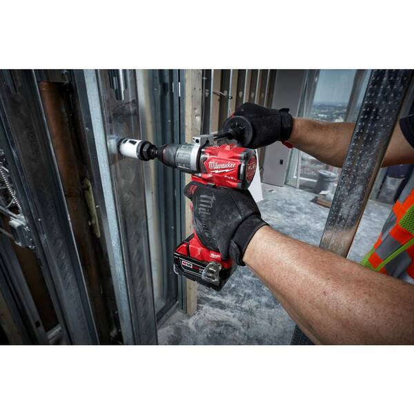 Milwaukee 2804-20-2760-20 M18 Fuel 18-Volt Lithium-Ion Brushless Cordless 1/2 in. Hammer Drill/Driver and Hydraulic Impact Driver (2-Tool)