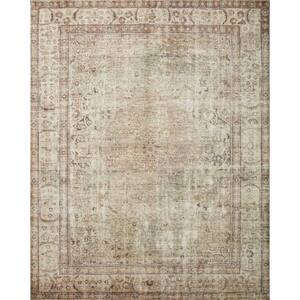 Margot Antique/Moss 18 in. x 18 in. Sample Square Bohemian Vintage Printed Plush Area Rug
