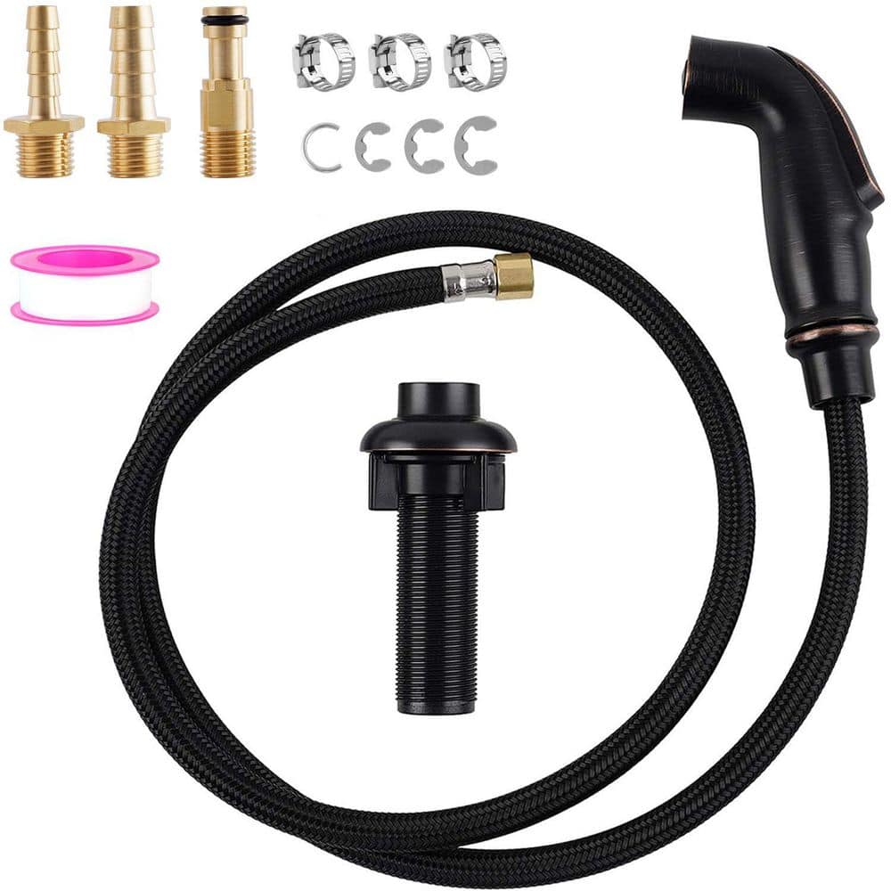 Universal Kitchen Side Sprayer with Quick Connector, Pull Out Sink Sprayer Head for Kitchen and Bathroom, Rubbed Bronze price history on PriceWatchPro