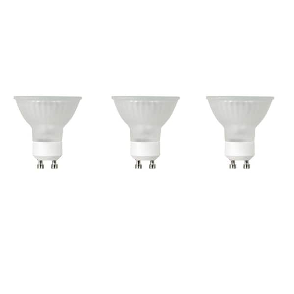 Feit Electric 35-Watt Bright White (2700K) MR16 GU10 Bi-pin Base Dimmable Halogen Light Bulb (3-Pack)